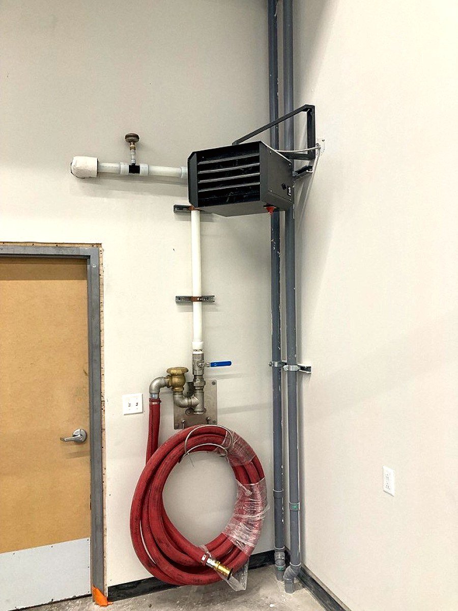 Fire station hose reel