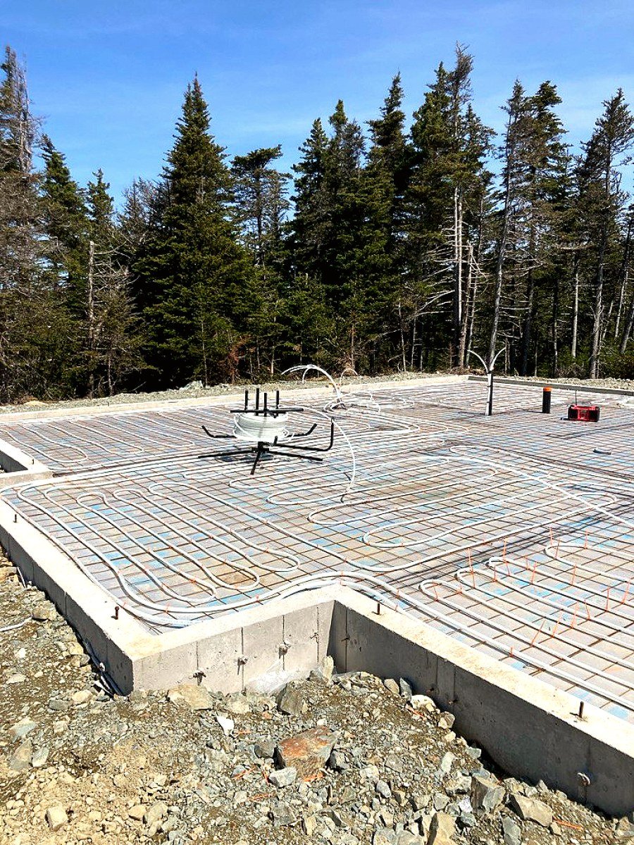 Radiant floor heating