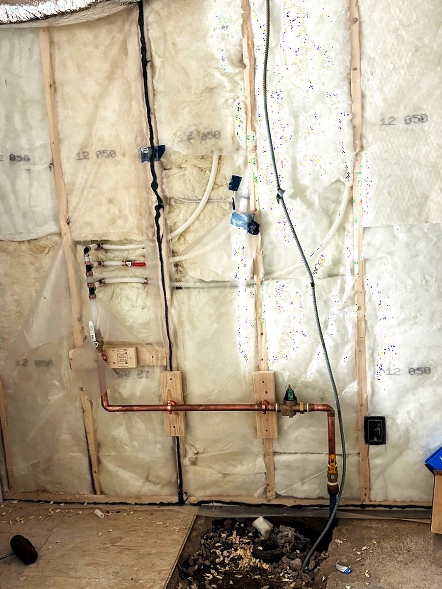 Triplex water service upgrade